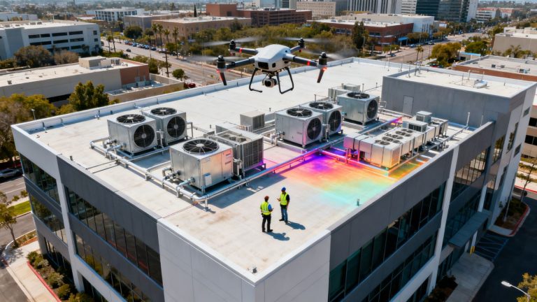Commercial HVAC rooftop drone thermal inspection: A practical guide to safer, faster building assessments