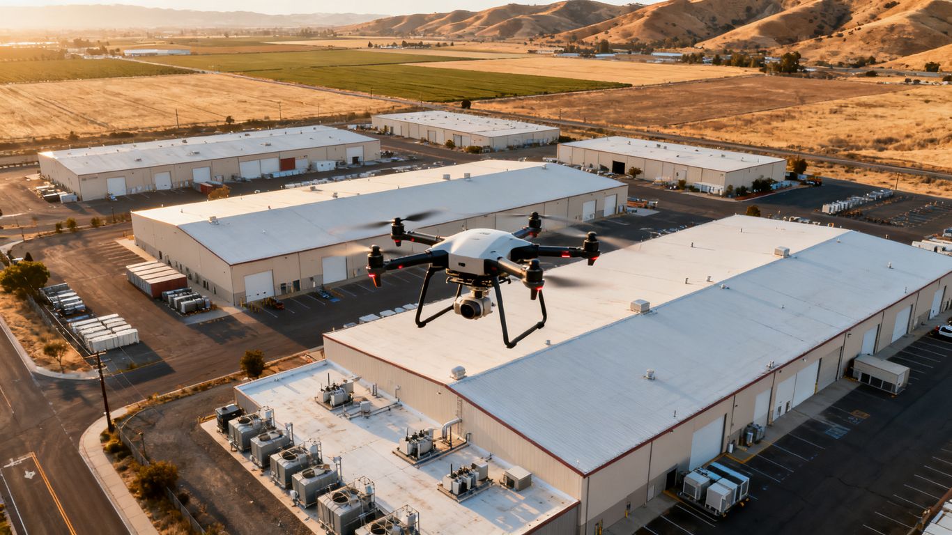 Drone inspection for warehouse roofs in the Central Valley: A practical guide for safer, faster assessments