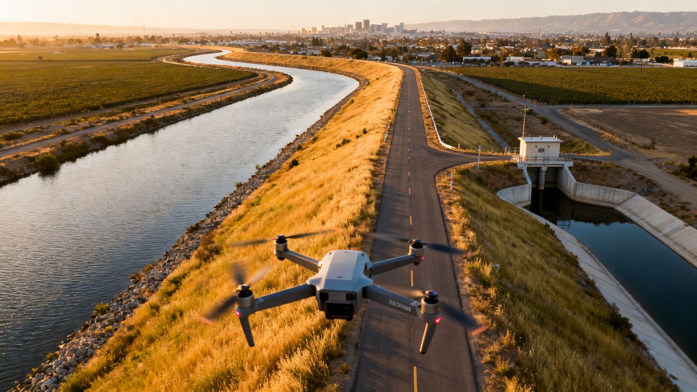 Drone surveying for levee inspection in Stockton: A practical guide for safer, smarter assessments
